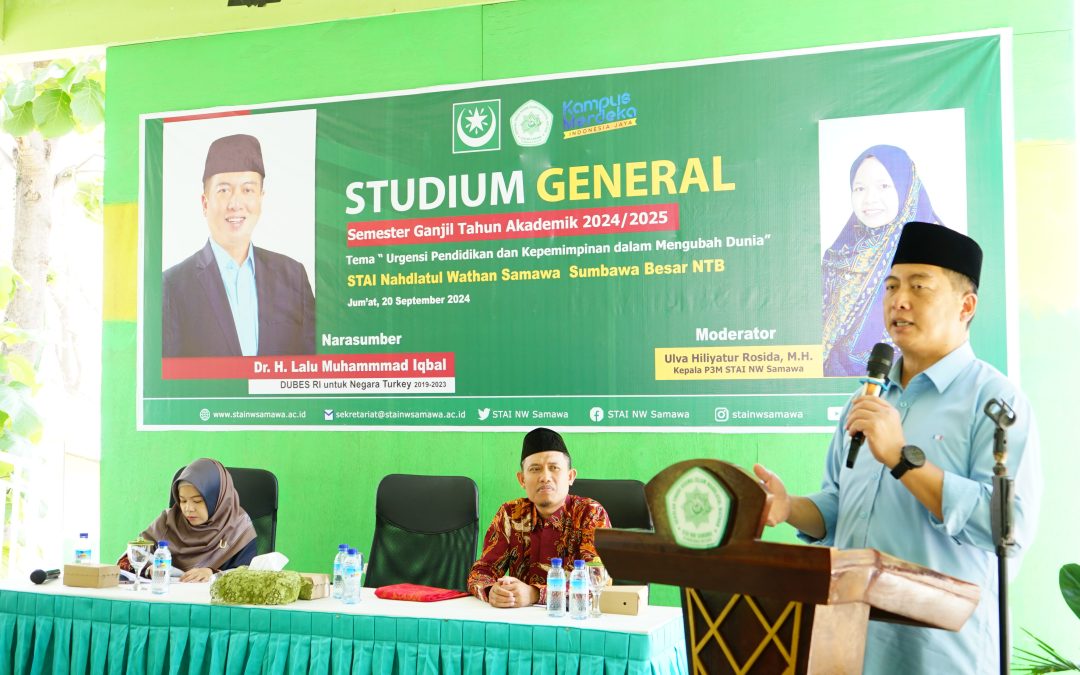 STAI NW Samawa Selenggarakan Studium General dengan Menghadirkan Diplomat Muda