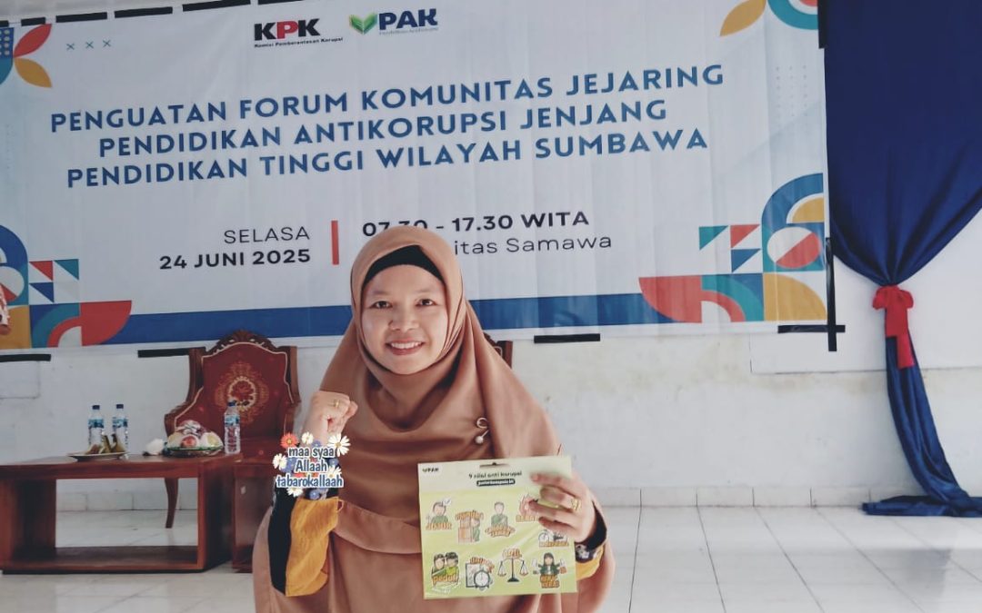 Dosen STAI NW Samawa Berpartisipasi Aktif Dalam Agenda KPK RI