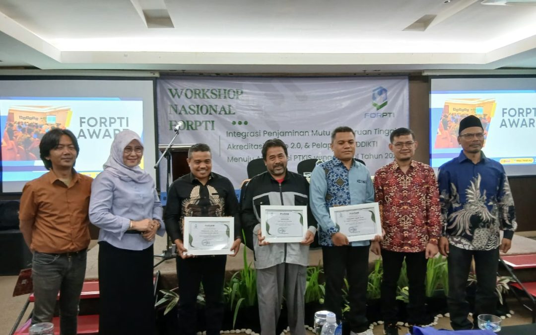 Workshop FORPTI X, Kasub PD dan TIK STAI NW Samawa Raih FORPTI Award 2025